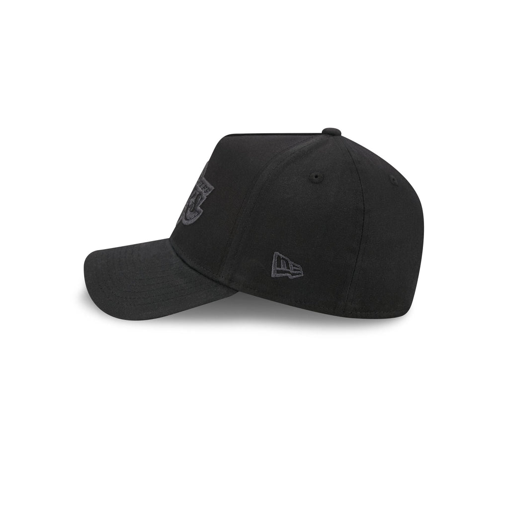 Los Angeles Lakers Waxed Canvas Black 59FORTY A-Frame Fitted Hat