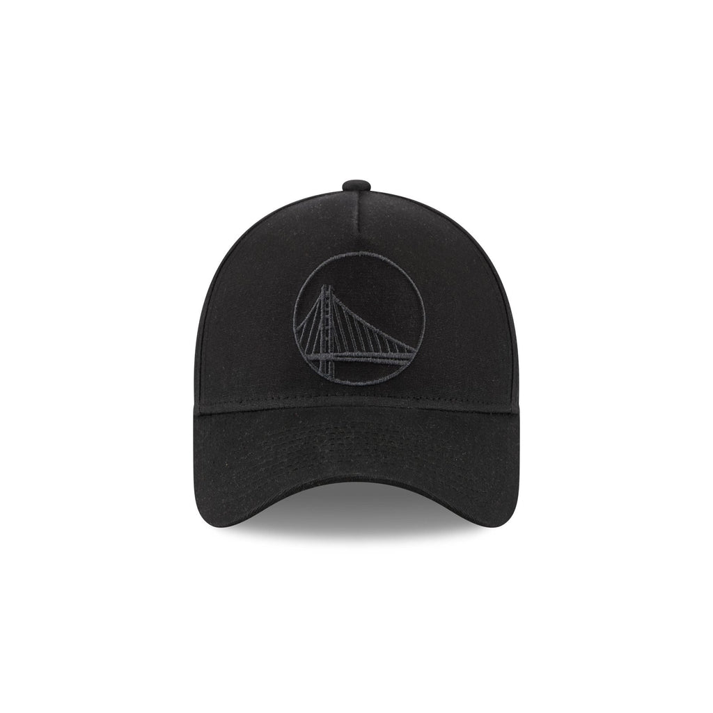 Golden State Warriors Waxed Canvas Black 59FORTY A-Frame Fitted Hat