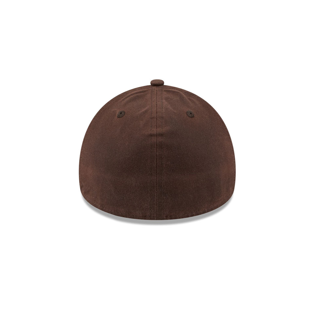 New York Knicks Waxed Canvas Brown 59FORTY A-Frame Fitted Hat