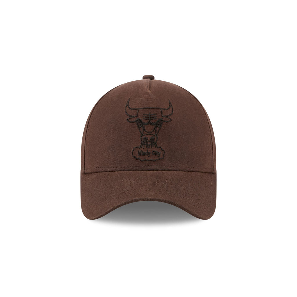 Chicago Bulls Waxed Canvas Brown 59FORTY A-Frame Fitted Hat