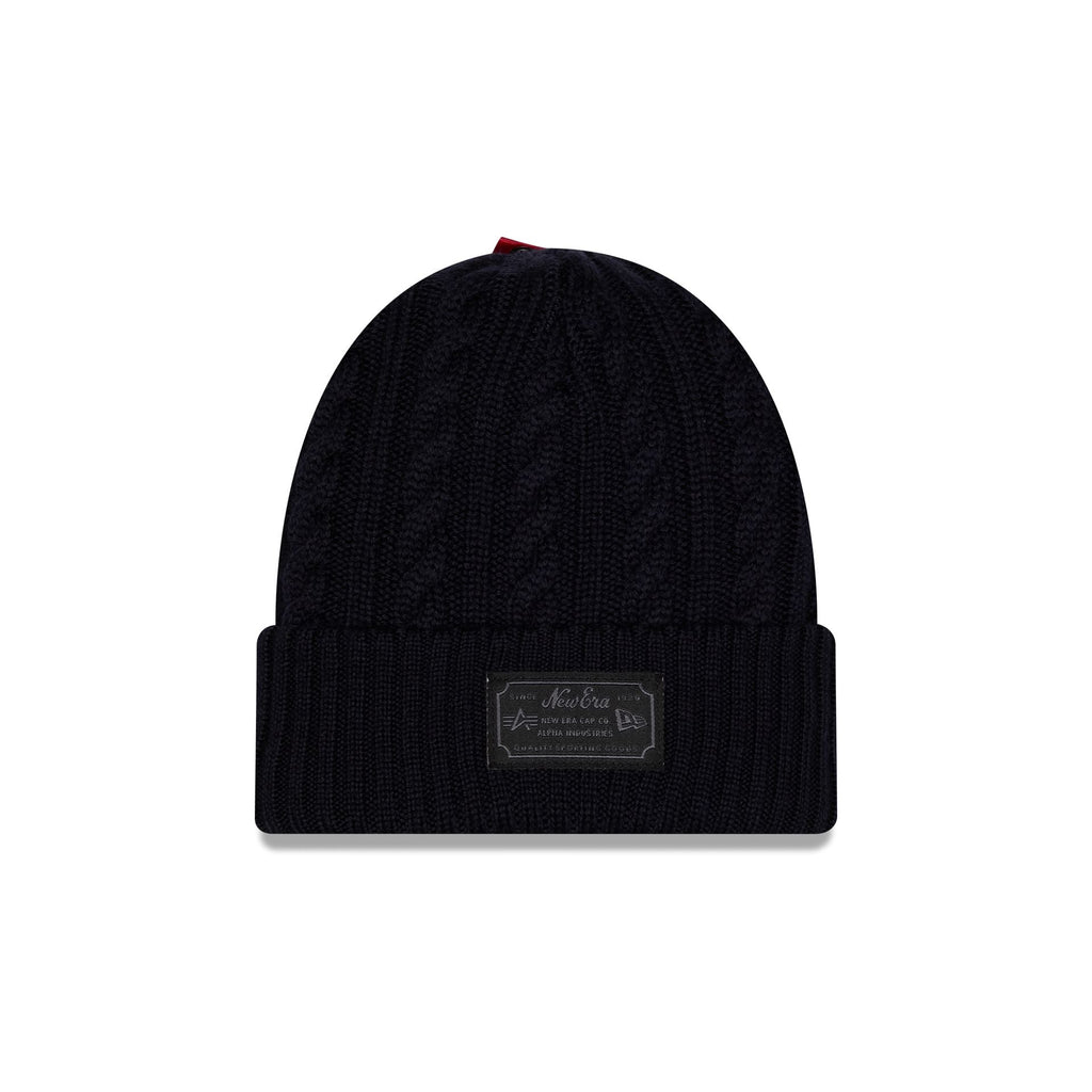 Alpha Industries x Atlanta Braves Cable Knit Hat
