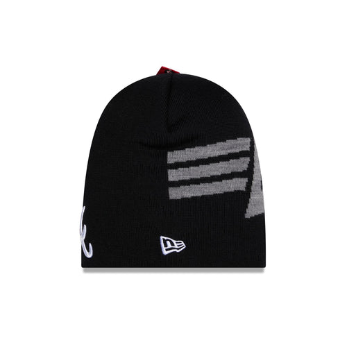 Alpha Industries x Atlanta Braves Black Beanie Hat