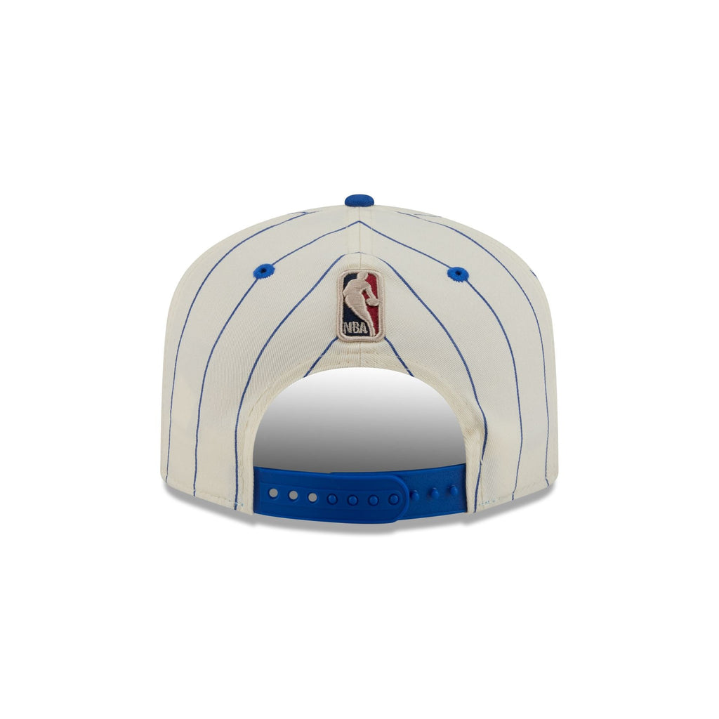 Denver Nuggets Chrome White Pinstripe 19TWENTY Snapback Hat