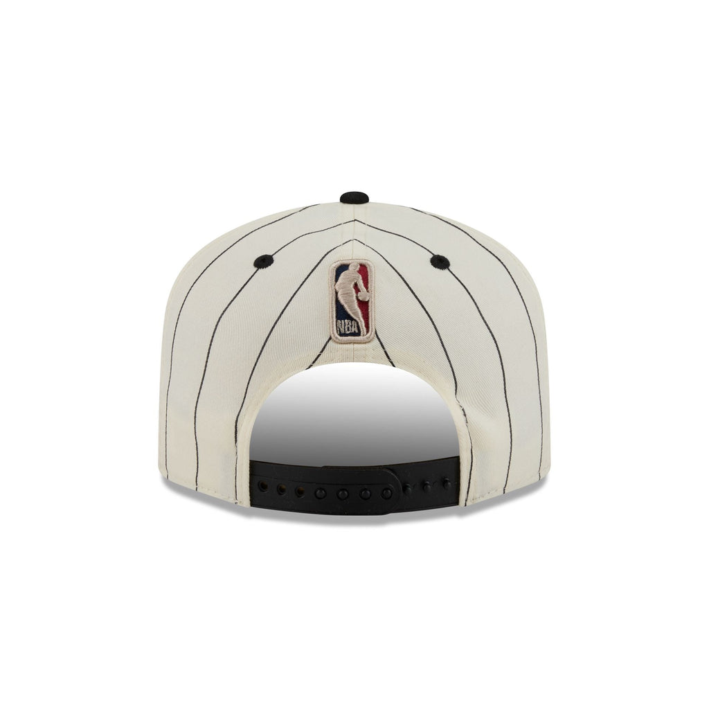Philadelphia 76ers Chrome White Pinstripe 19TWENTY Snapback Hat