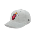 Miami Heat Light Gray Corduroy 59FIFTY Fitted Hat