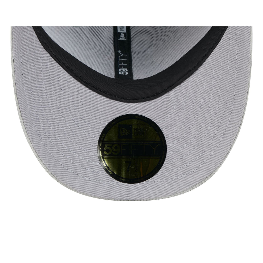 Miami Heat Light Gray Corduroy 59FIFTY Fitted Hat