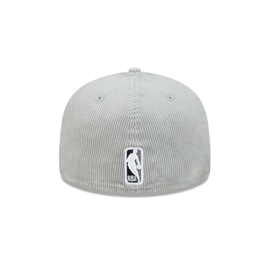Brooklyn Nets Light Gray Corduroy 59FIFTY Fitted Hat