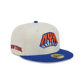 New York Knicks Deceptor Chrome White 59FIFTY Fitted Hat