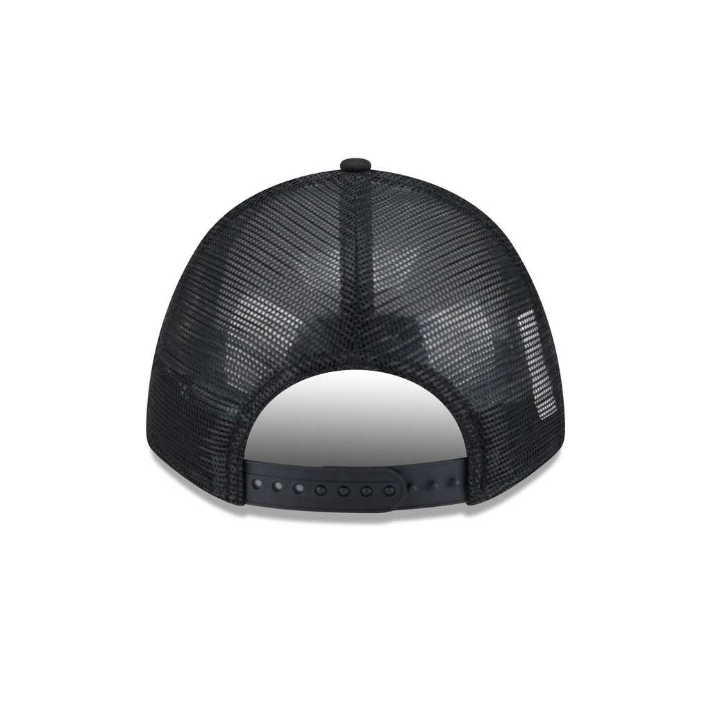 Miami Heat Button 9FORTY M-Crown A-Frame Trucker Hat