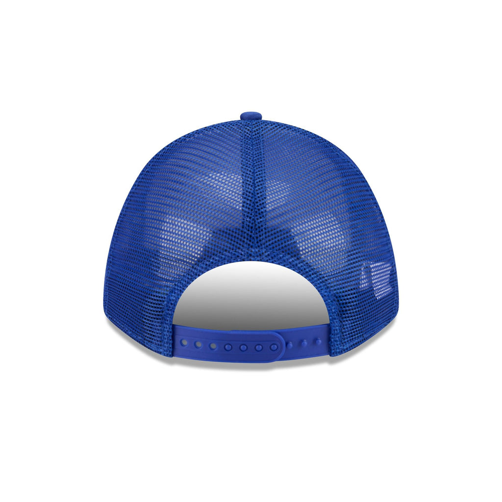 New York Knicks Button 9FORTY M-Crown A-Frame Trucker Hat