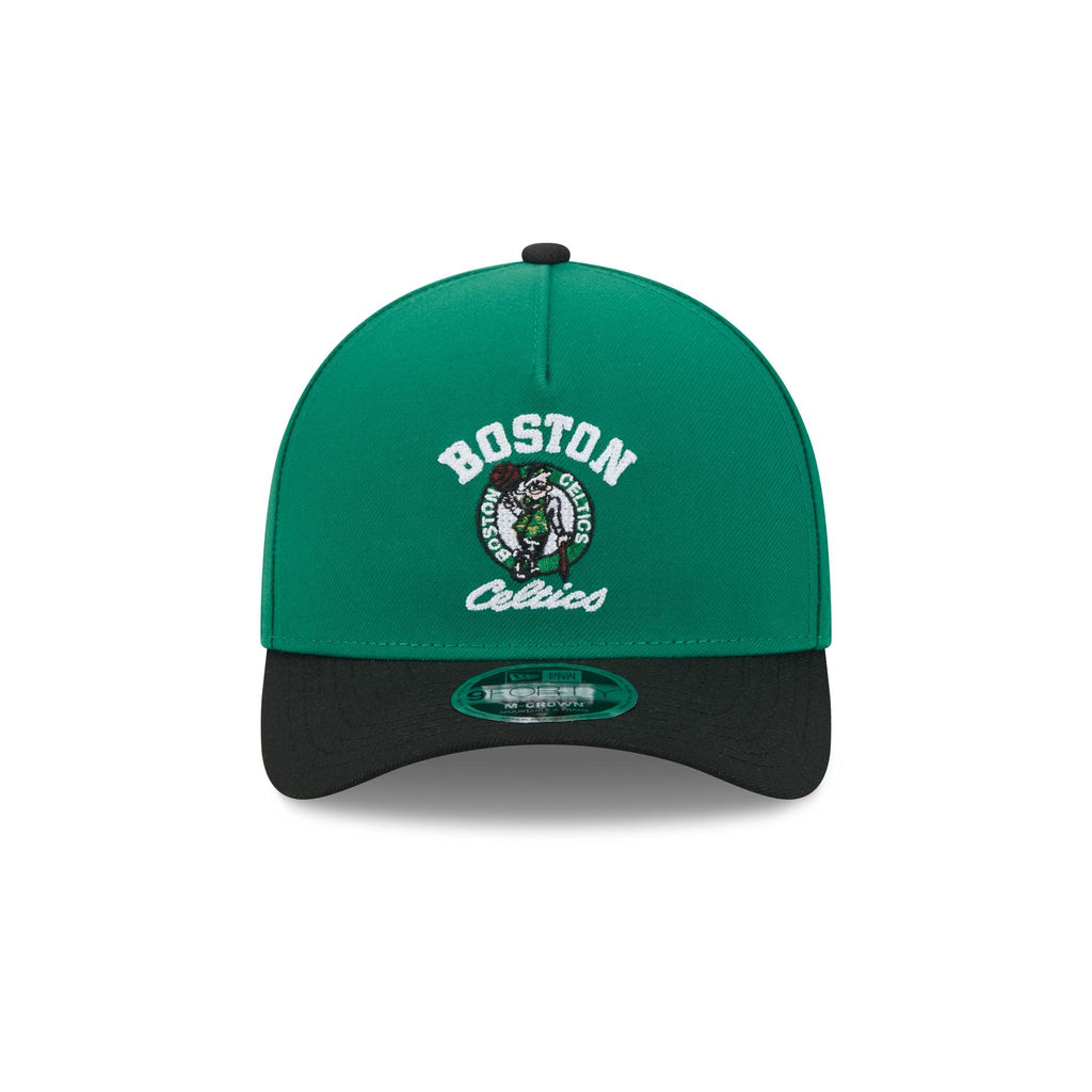Boston Celtics Arched Graphic 9FORTY M-Crown A-Frame Snapback Hat