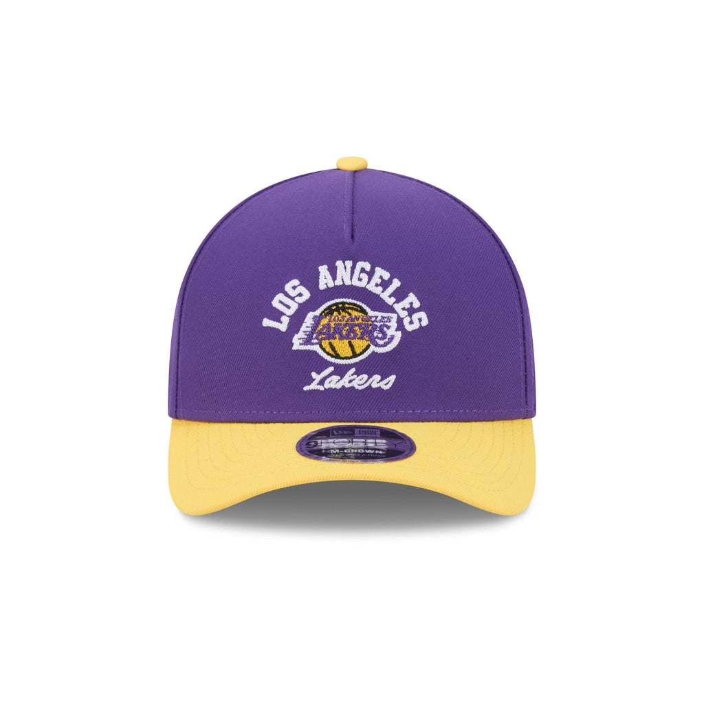 Los Angeles Lakers Arched Graphic 9FORTY M-Crown A-Frame Snapback Hat