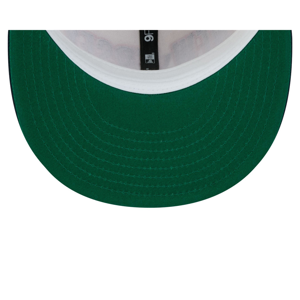 New Jersey Nets Classic Stacked Chrome 9FIFTY Snapback Hat