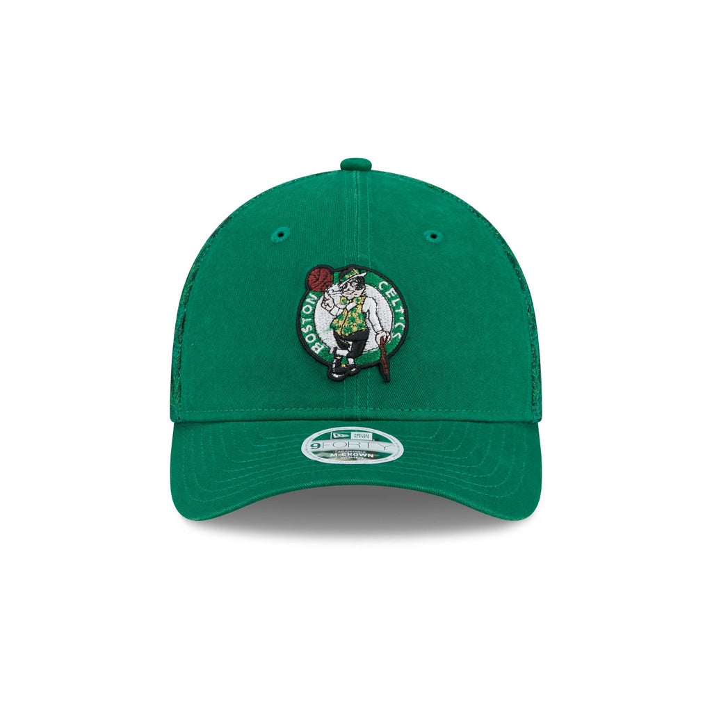 Boston Celtics Floral Mesh Women's 9FORTY M-Crown Trucker Hat