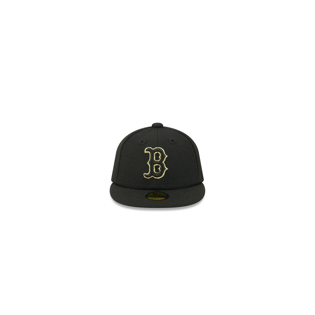 Boston Red Sox Gold Logo Mini 59FIFTY Fitted Hat