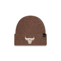 Chicago Bulls Woolen Tan Short Cuff Knit Beanie Hat