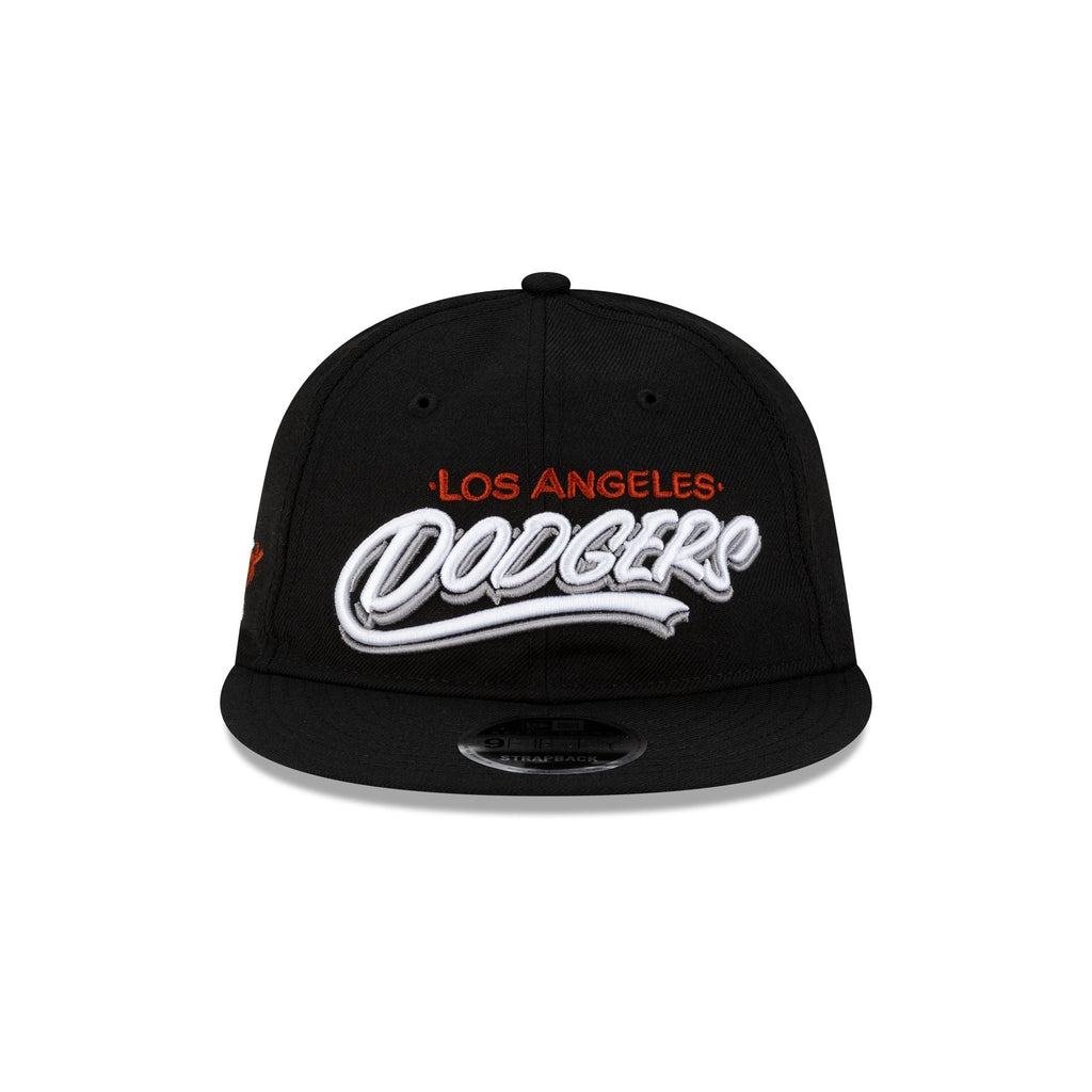 Born x Raised x Los Angeles Dodgers Sign Black Wool Retro Crown 9FIFTY Adjustable Hat
