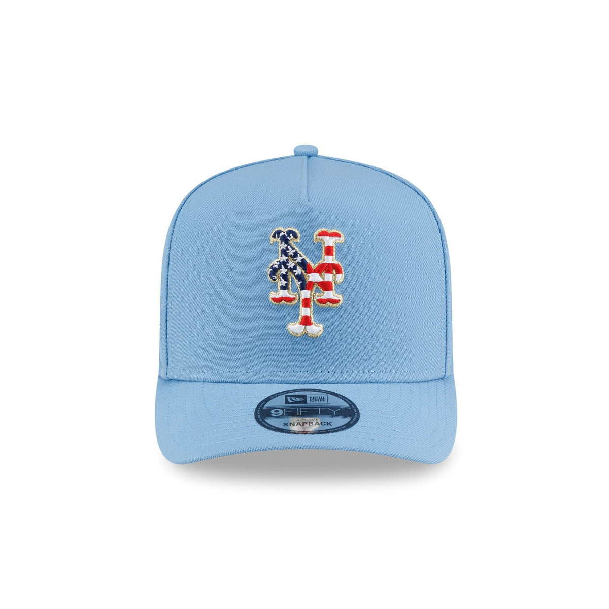 New York Mets Red. White & Blue 9FIFTY A-Frame Snapback Hat