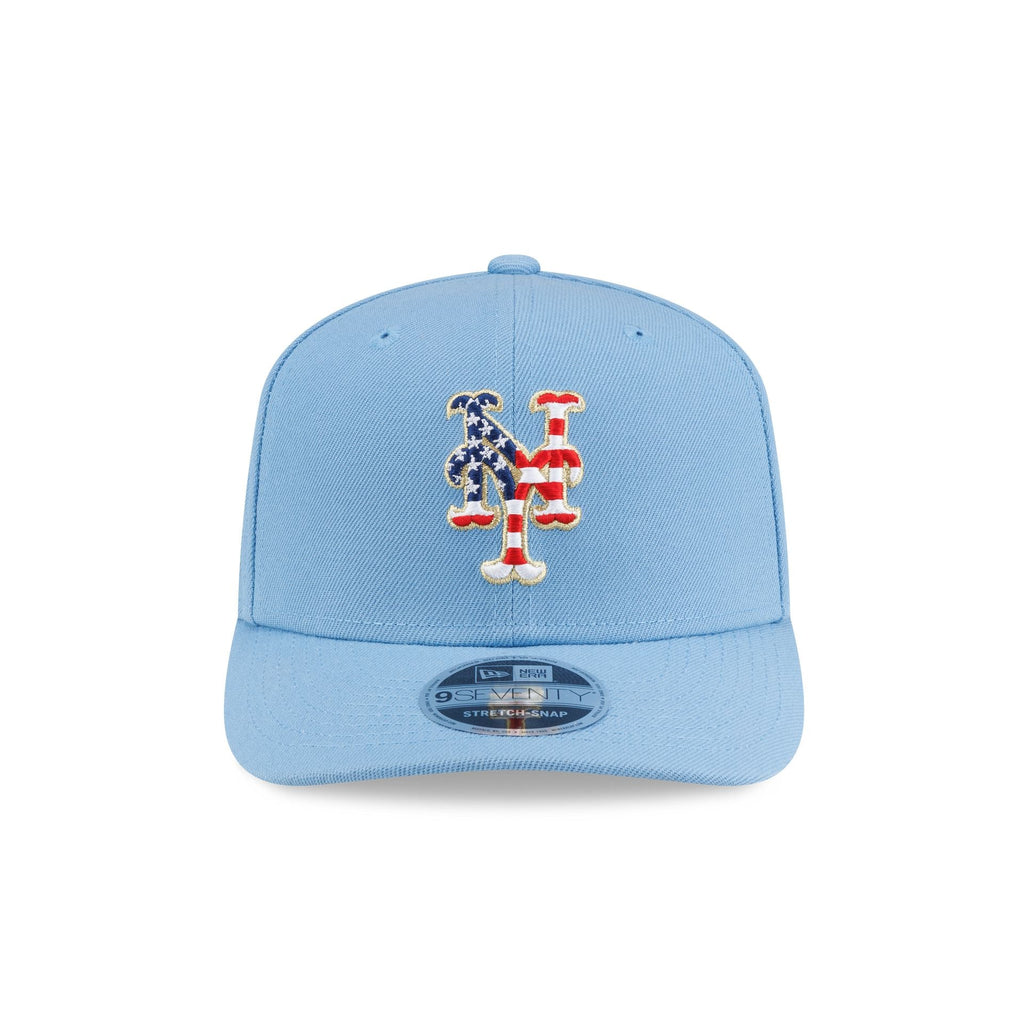 New York Mets Red. White & Blue 9SEVENTY Stretch-Snap Hat